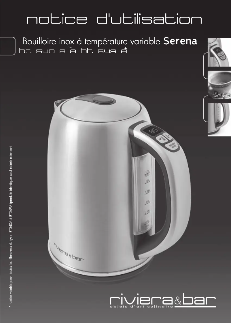 Página nº 1 - Manual de usuario Riviera & Bar Serena