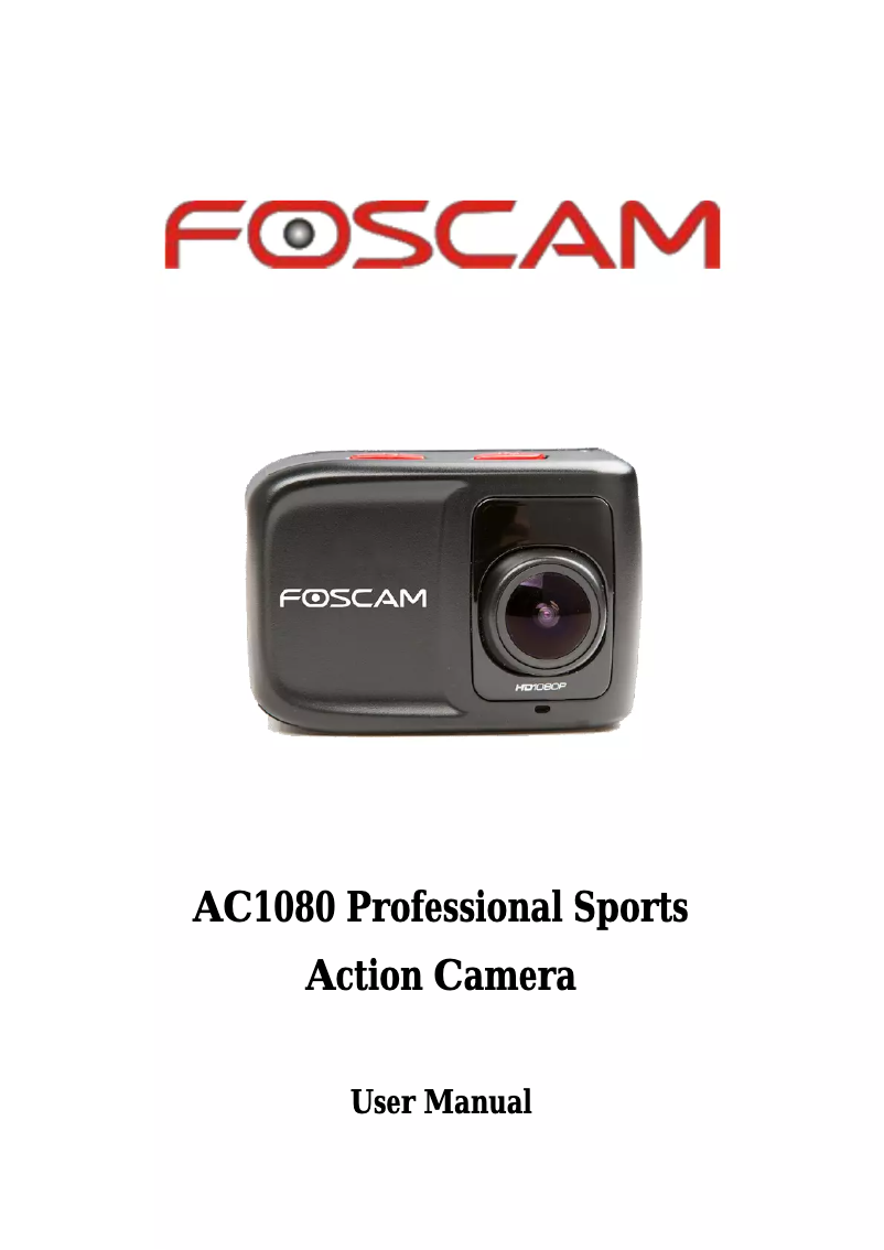 Página nº 1 - Manual de usuario Foscam AC1080 Professional Sports