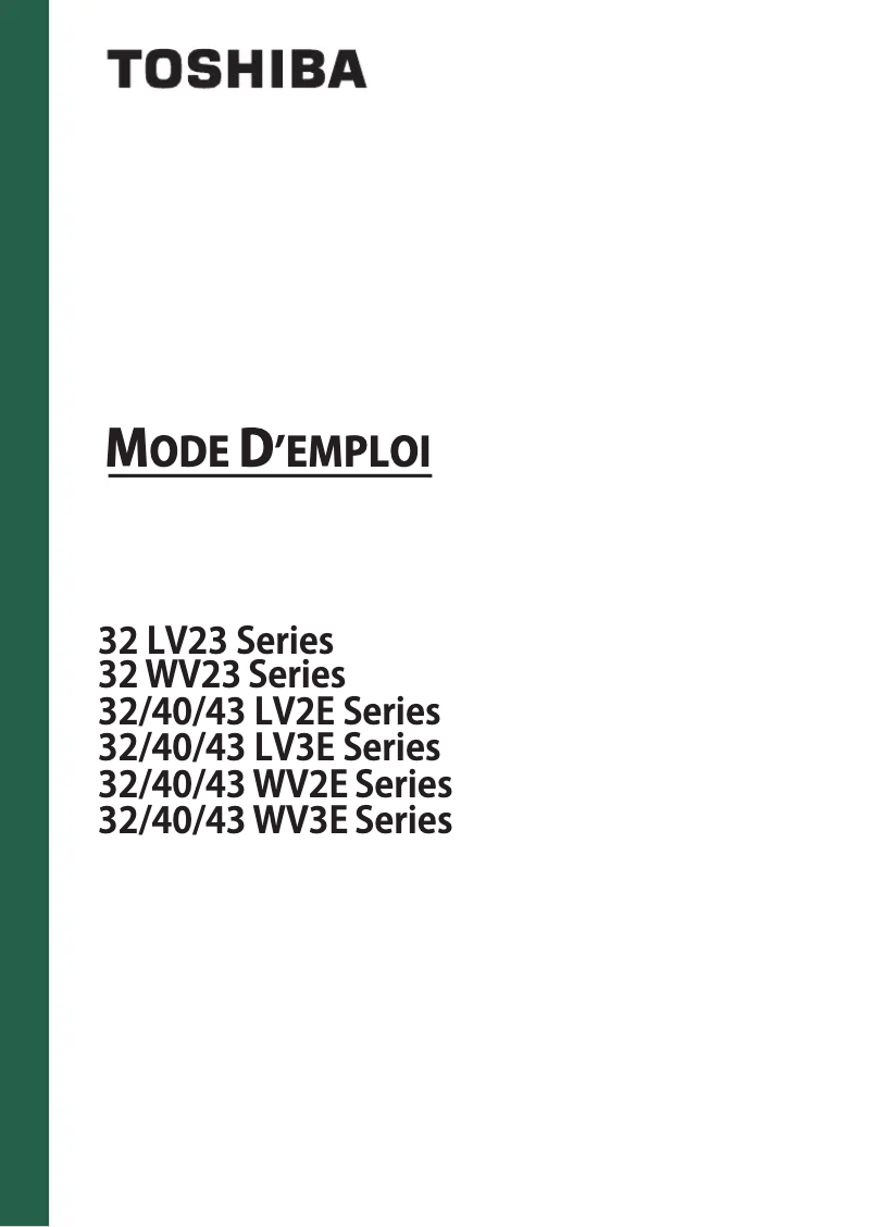 Imagen de la primera página del manual del dispositivo 55UV2363DG