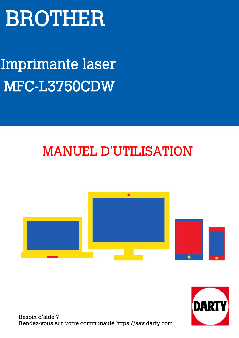 Imagen de la primera página del manual del dispositivo MFC-L3750CDW