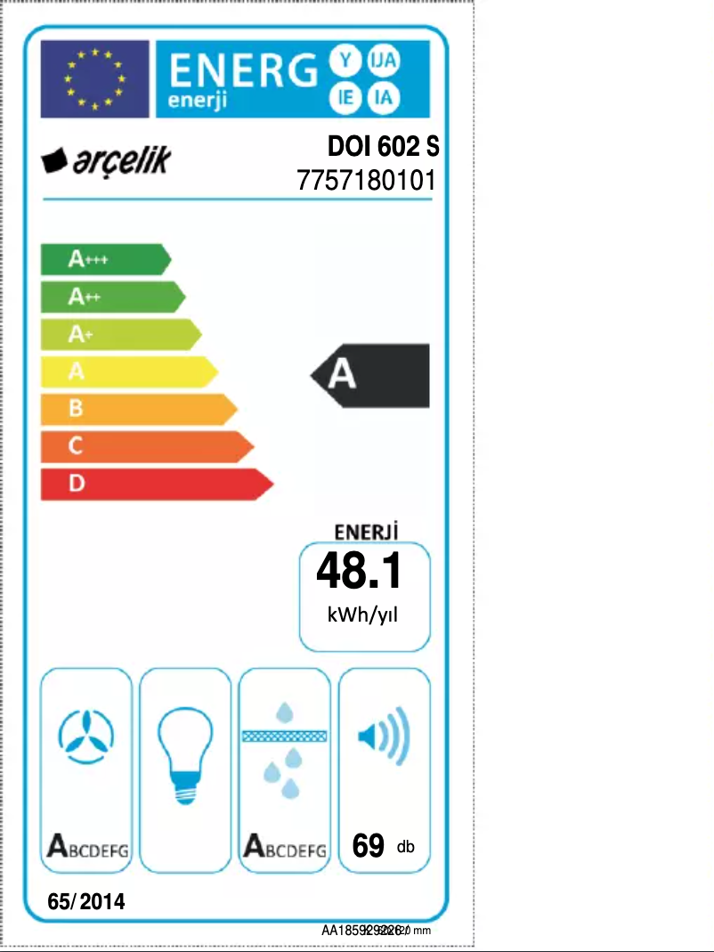 Imagen de la primera página del manual del dispositivo DOI 602 S
