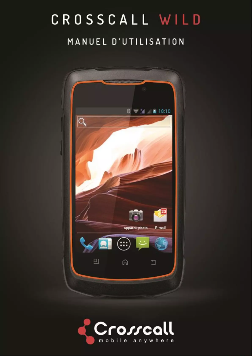 Página 1 del manual Manual de usuario Crosscall Wild