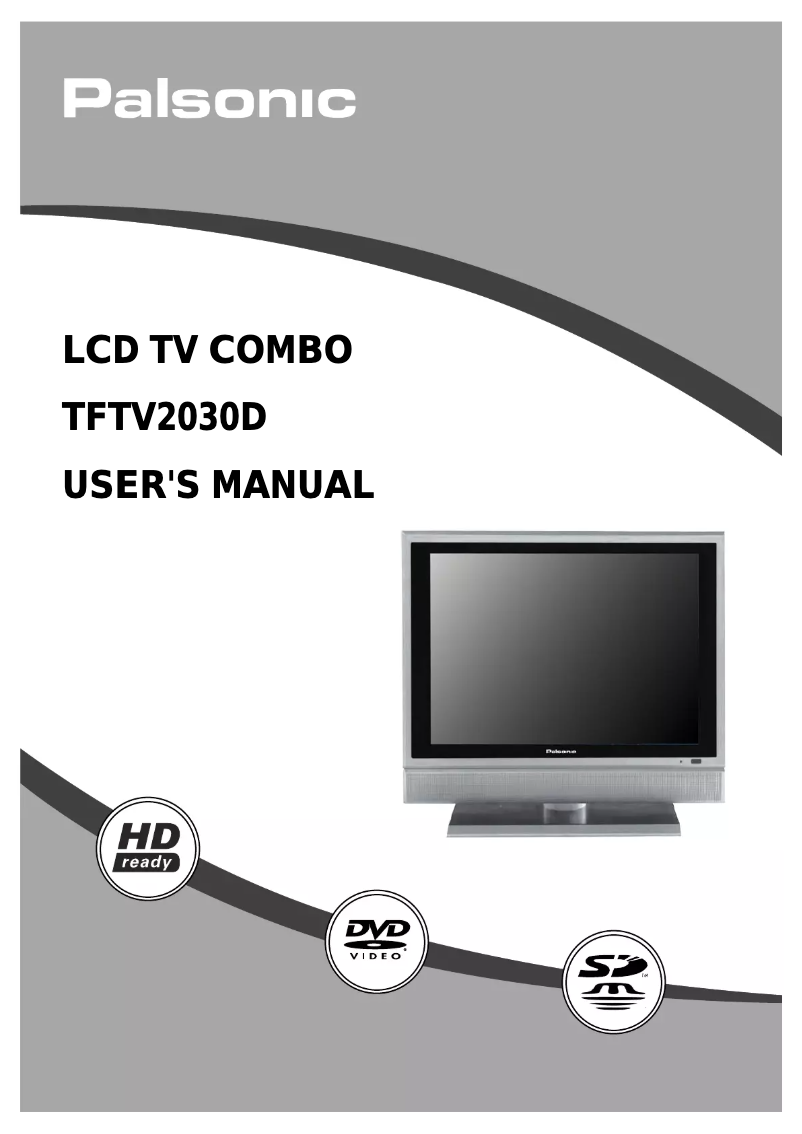 Imagen de la primera página del manual del dispositivo TFTV2030D
