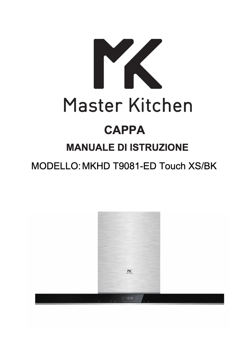 Imagen de la primera página del manual del dispositivo MKHD T9081-ED TOUCH XS/BK
