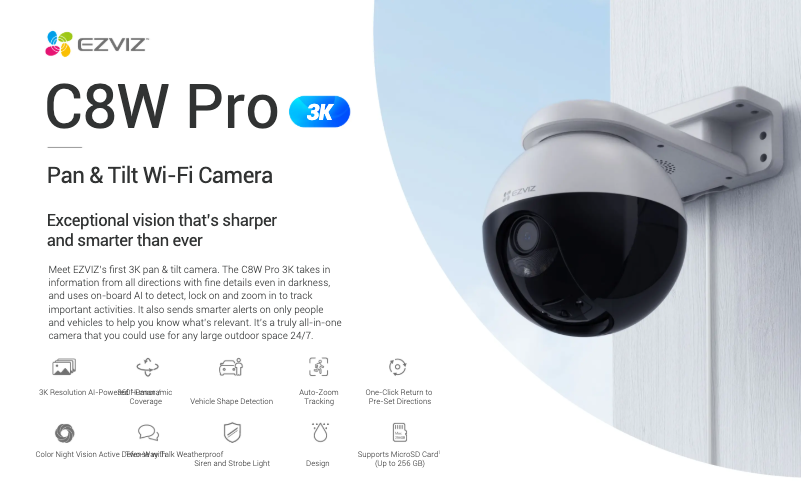 Página nº 1 - Manual de usuario EZVIZ C8W Pro 3K