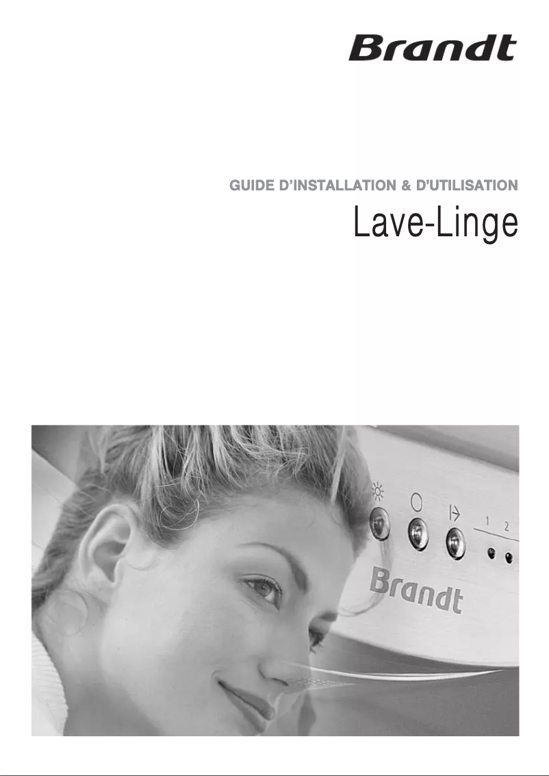 Página 1 del manual Manual de usuario Brandt BWT2812T