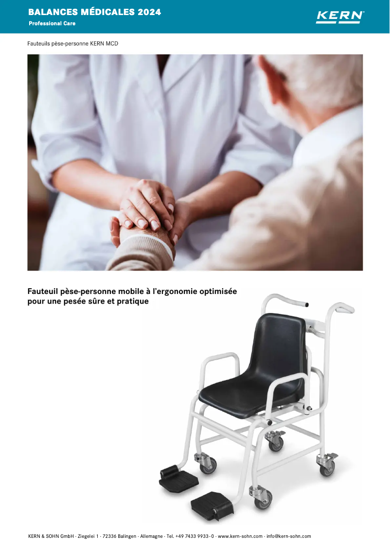 Página 1 del manual Folleto Kern MCD 300K-1