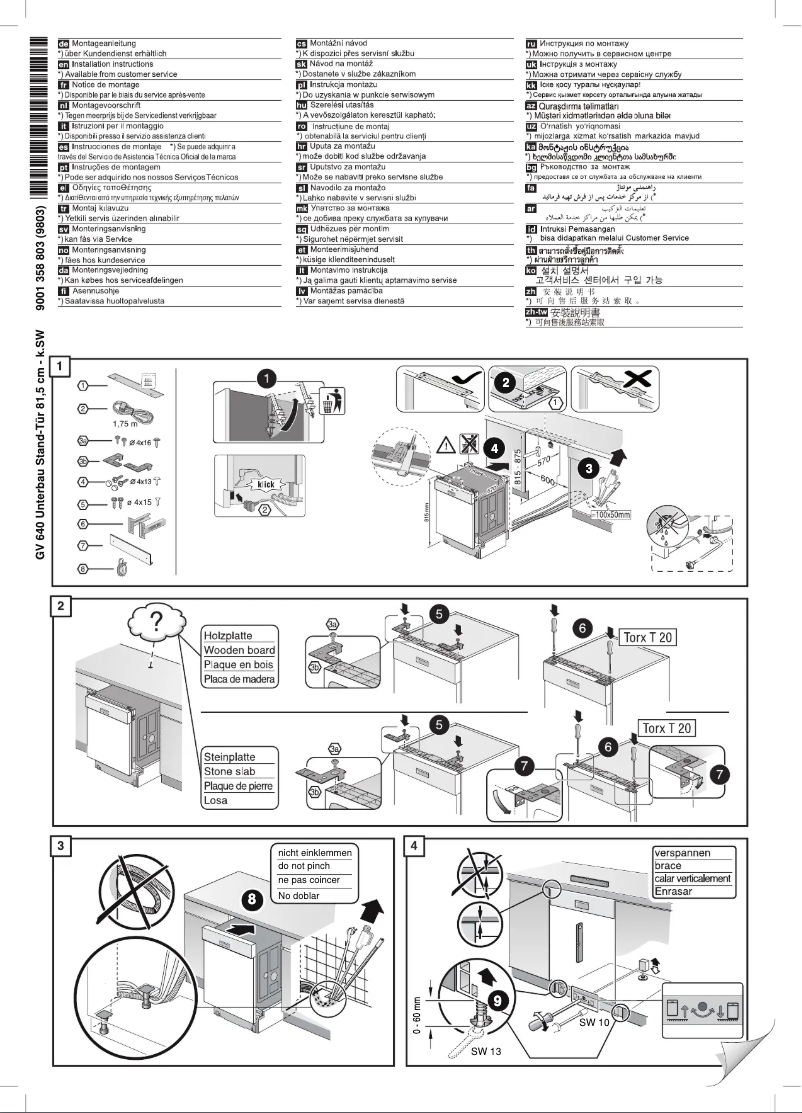 Imagen de la primera página del manual del dispositivo SN436S00IT