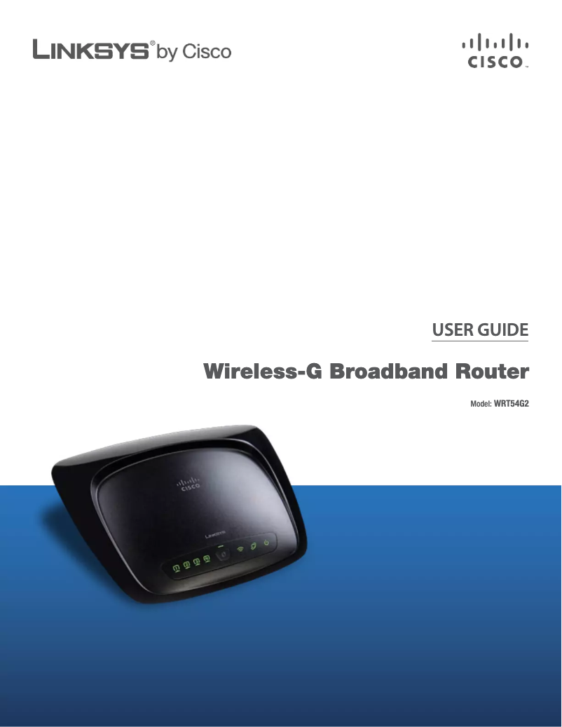 Página nº 1 - Manual de usuario Linksys WRT54G2