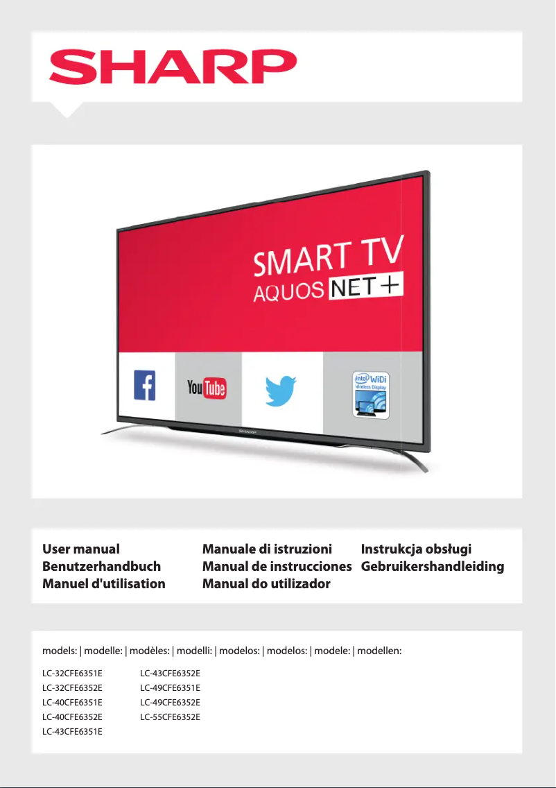 Imagen de la primera página del manual del dispositivo LC-32CFE6352E