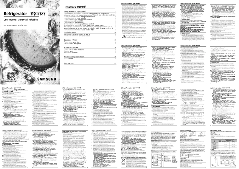 Página 1 del manual Manual de usuario Samsung RT39C5511S9