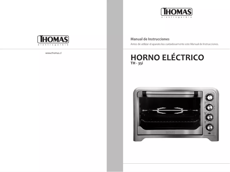 Imagen de la primera página del manual del dispositivo TH-35I
