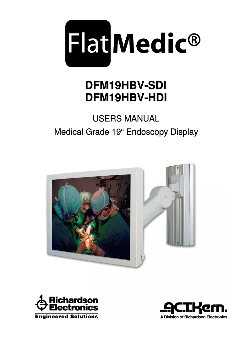 Página 1 del manual Manual de usuario Canvys MD-DFM19-ENDO