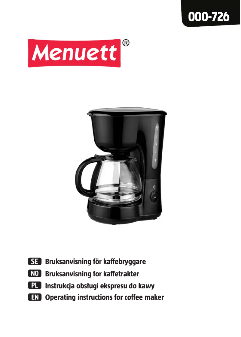 Imagen de la primera página del manual del dispositivo 000-726