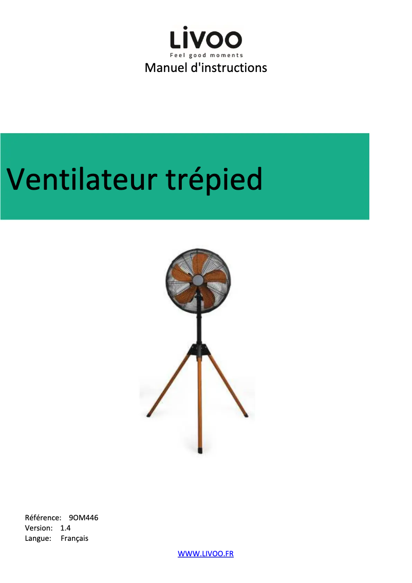 Imagen de la primera página del manual del dispositivo DOM446