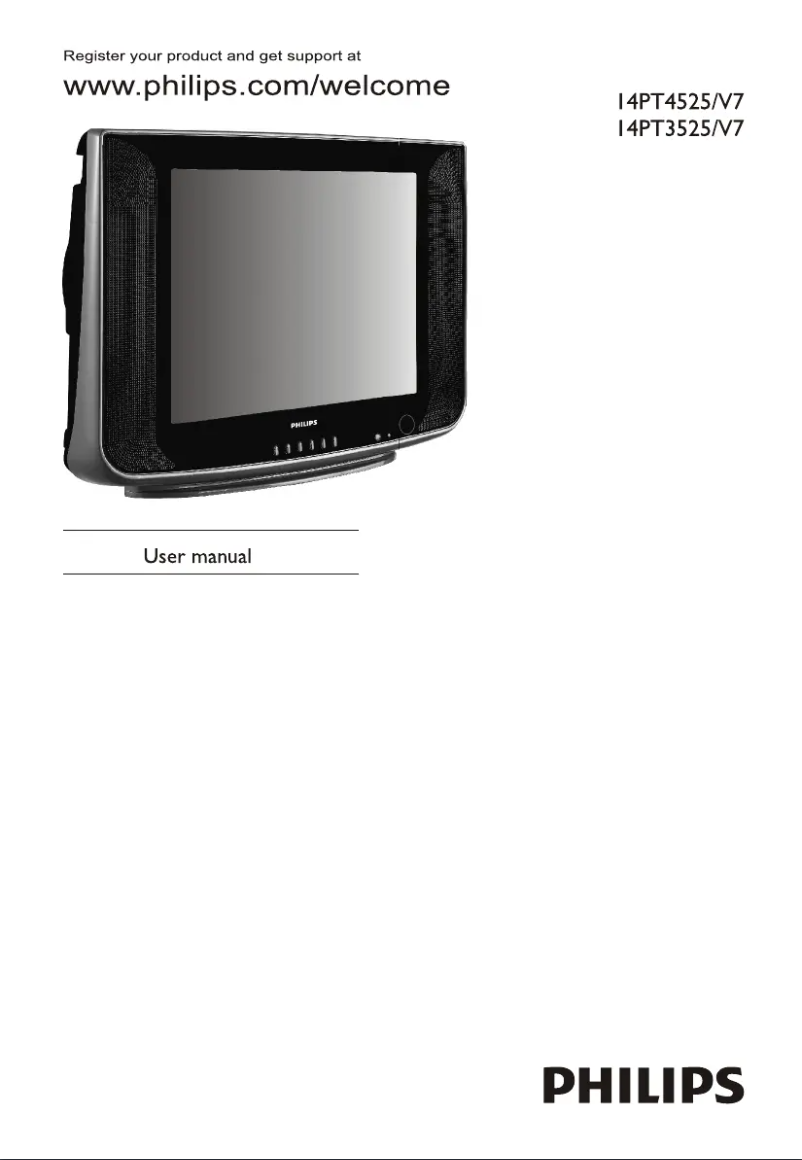 Imagen de la primera página del manual del dispositivo 14PT3525