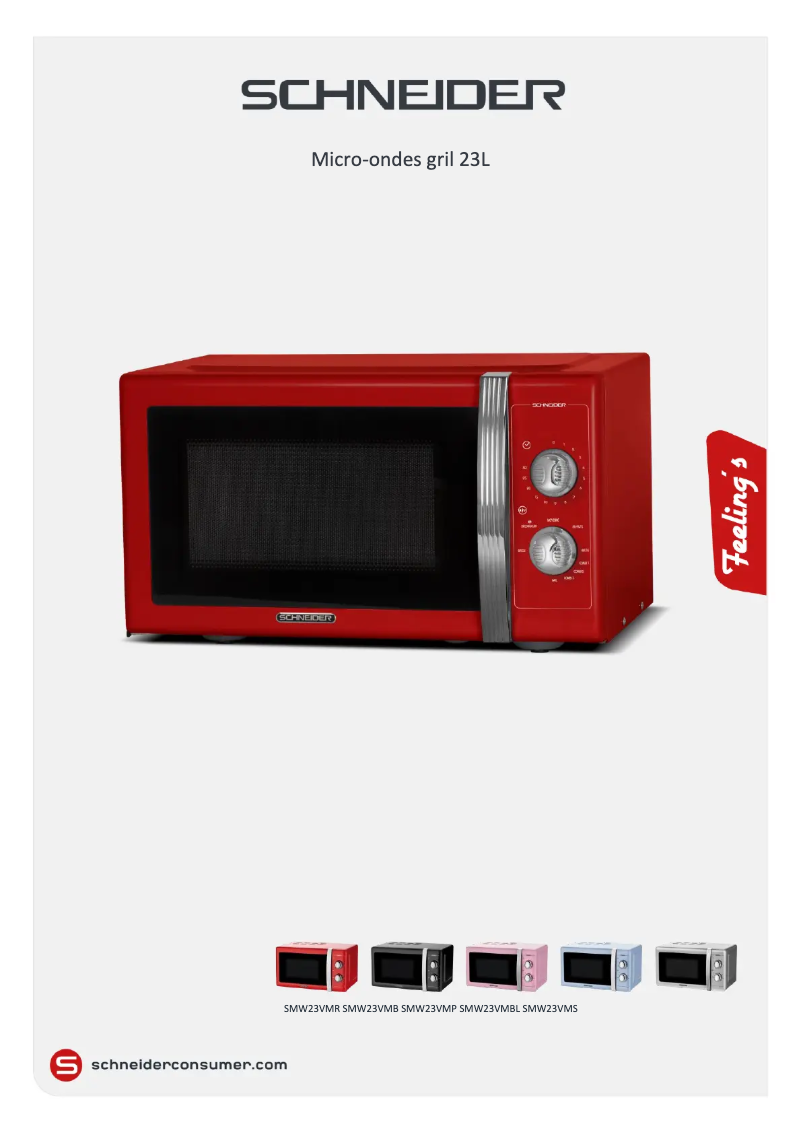 Imagen de la primera página del manual del dispositivo SMW23VMR