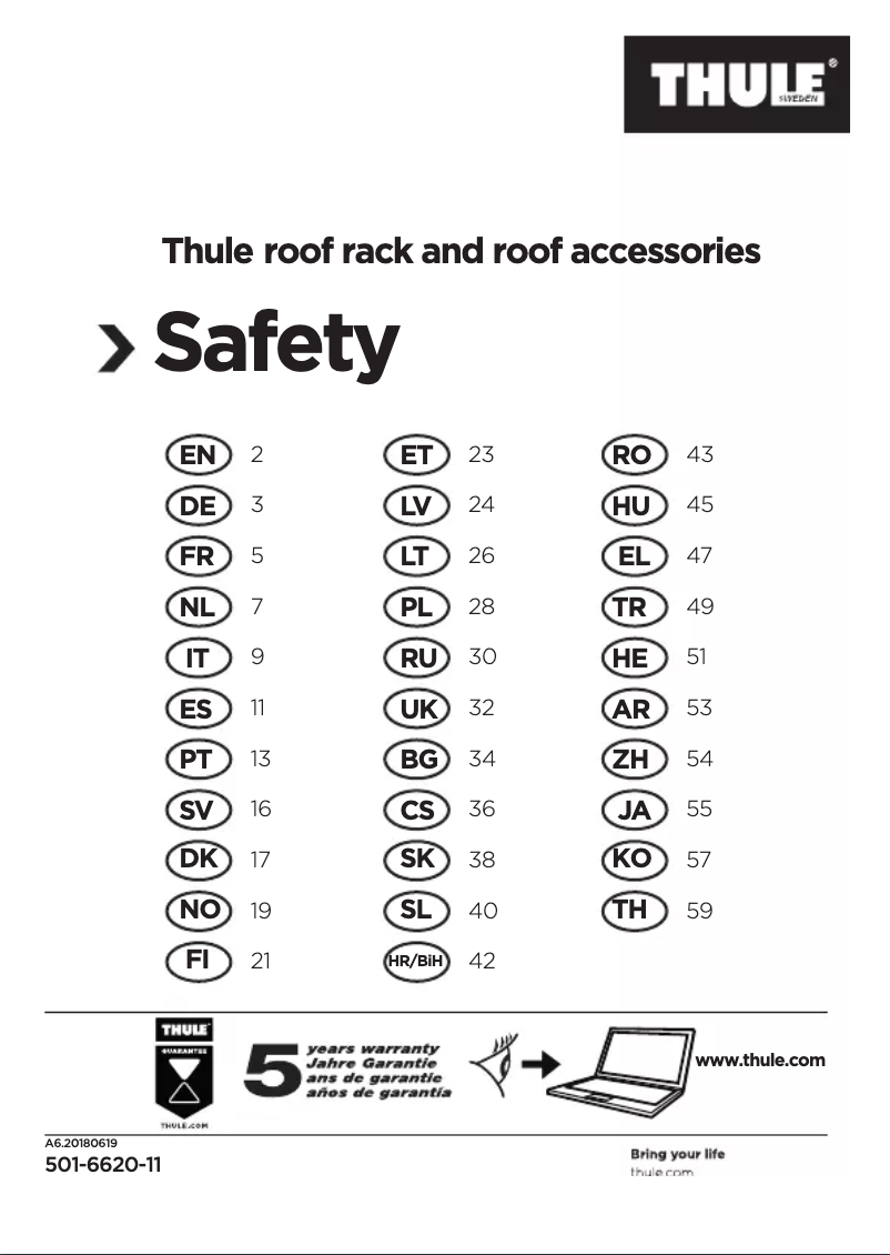 Imagen de la primera página del manual del dispositivo Roller 335