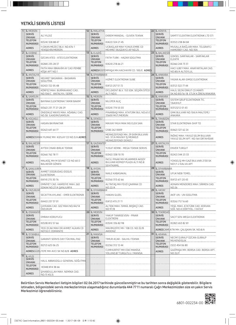 Página 1 del manual Manual de usuario Samsung AQ18TSMN