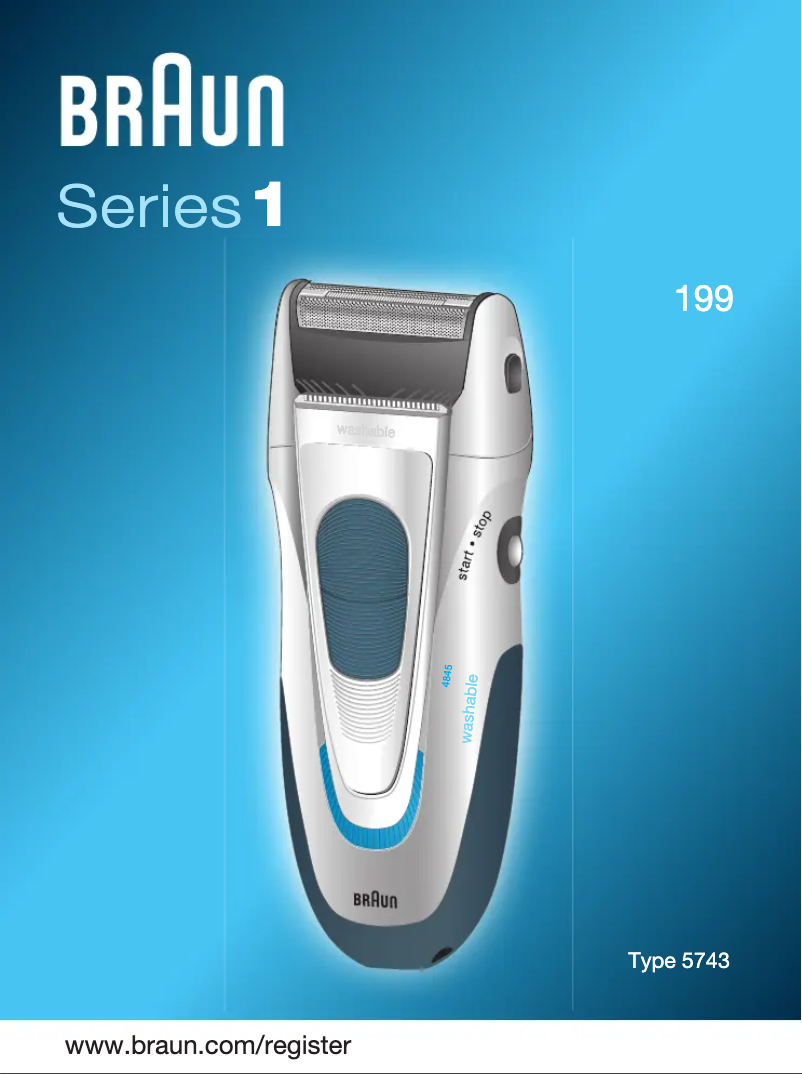 Página nº 1 - Manual de usuario Braun 199 Series 1