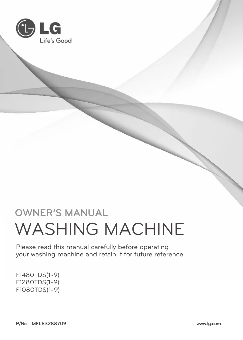 Página 1 del manual Manual de usuario LG F1480TDS5