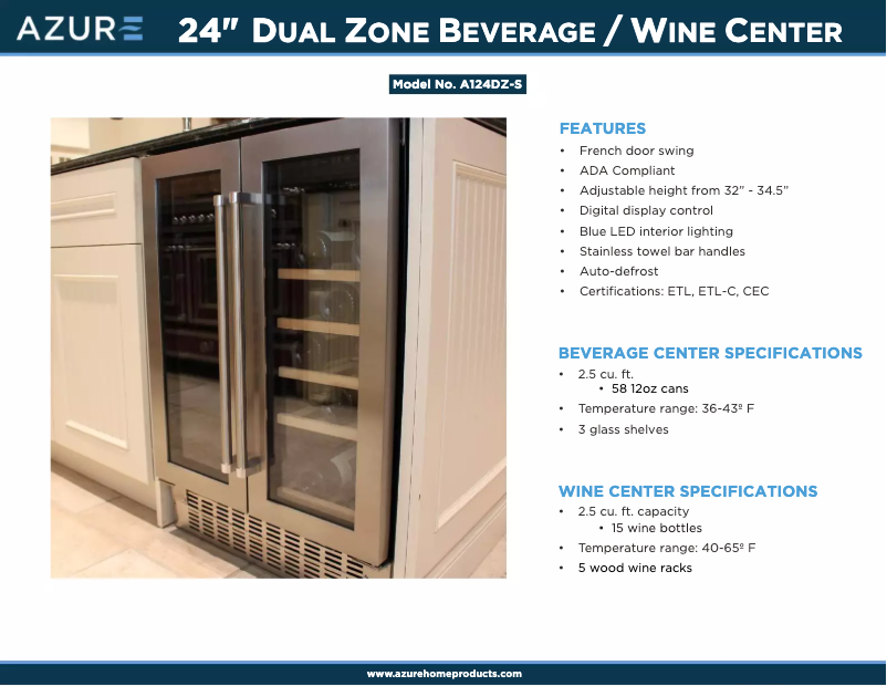 Página nº 1 - Folleto Azure A124DZ-S