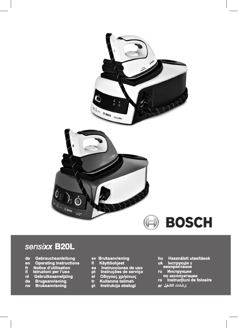 Página 1 del manual Manual de usuario Bosch Sensixx B20L