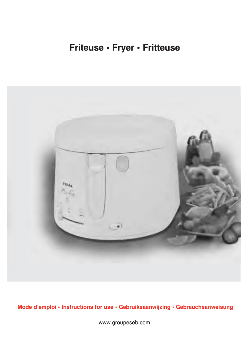 Imagen de la primera página del manual del dispositivo Maxi Fry FF1055