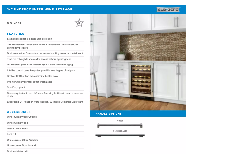 Imagen de la primera página del manual del dispositivo UW24SPHLH