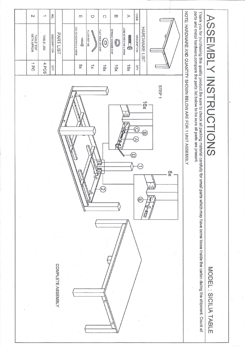 Página nº 1 - Manual de usuario Talgø Sicilia