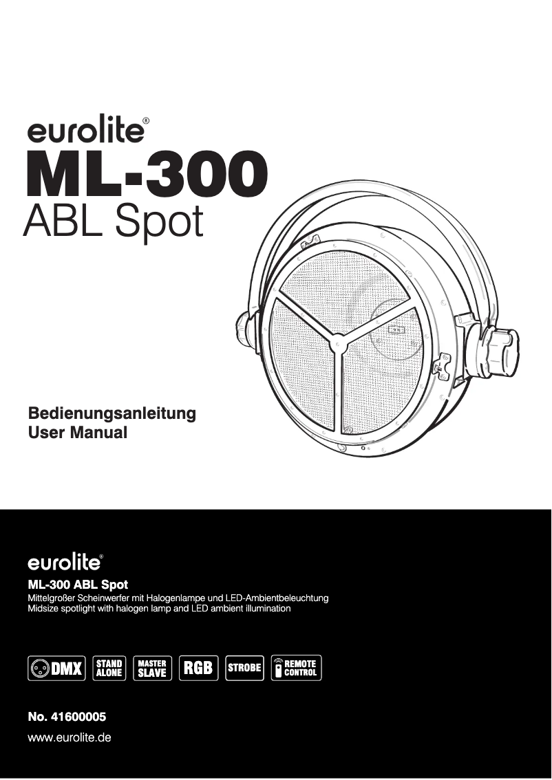 Página nº 1 - Manual de usuario Eurolite ML-300