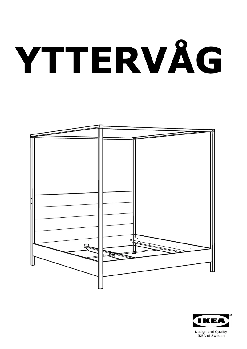 Página 1 del manual Manual de usuario Ikea YTTERVÅG 205.534.86