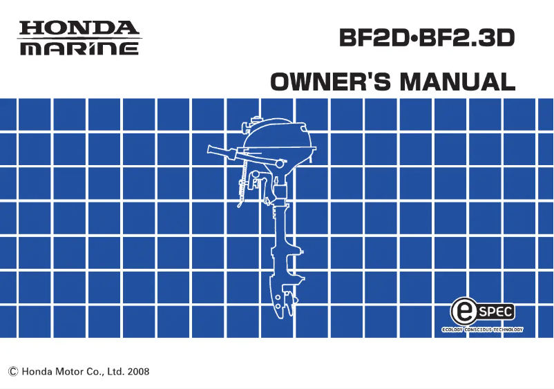 Imagen de la primera página del manual del dispositivo BF2.3D (2008)