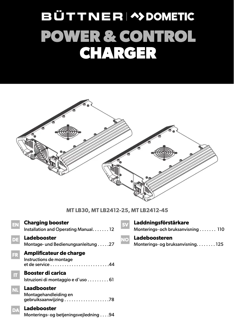 Imagen de la primera página del manual del dispositivo MT LB2412-25