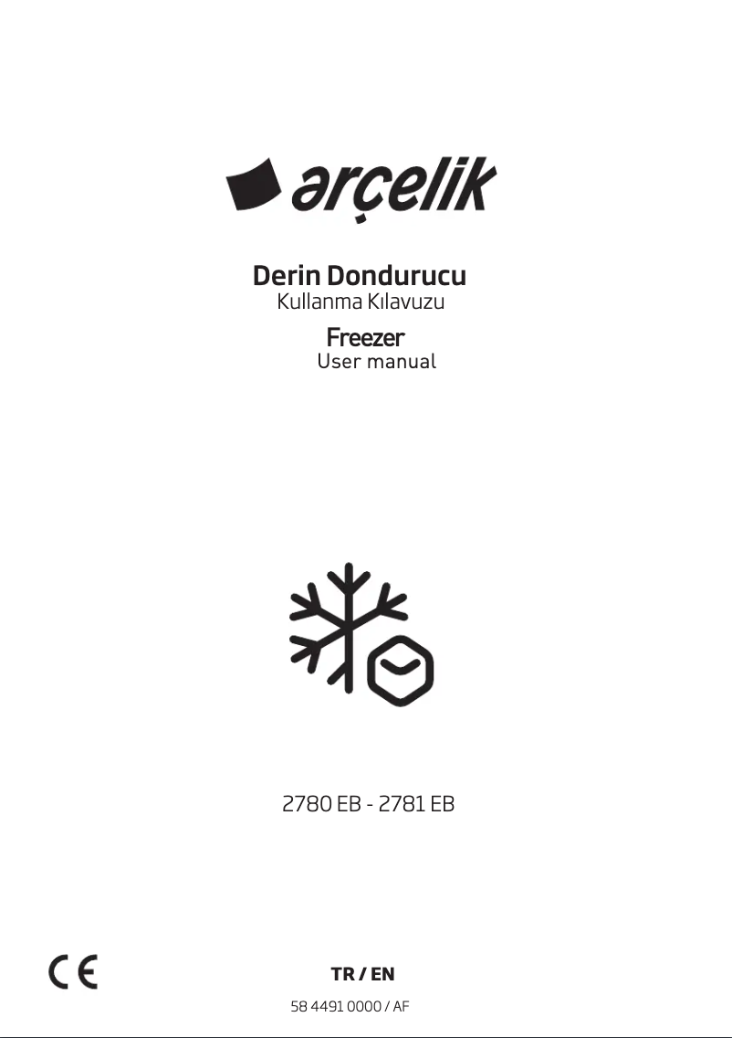 Página 1 del manual Manual de usuario Arçelik 2781 EB