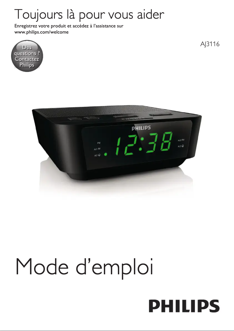 Imagen de la primera página del manual del dispositivo AJ3116M