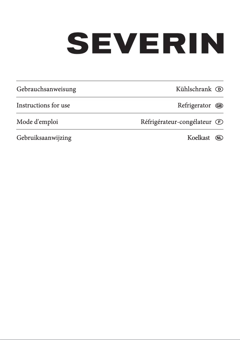 Página 1 del manual Manual de usuario Severin ks 9764