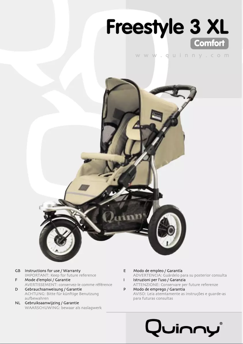 Imagen de la primera página del manual del dispositivo Freestyle 3 XL