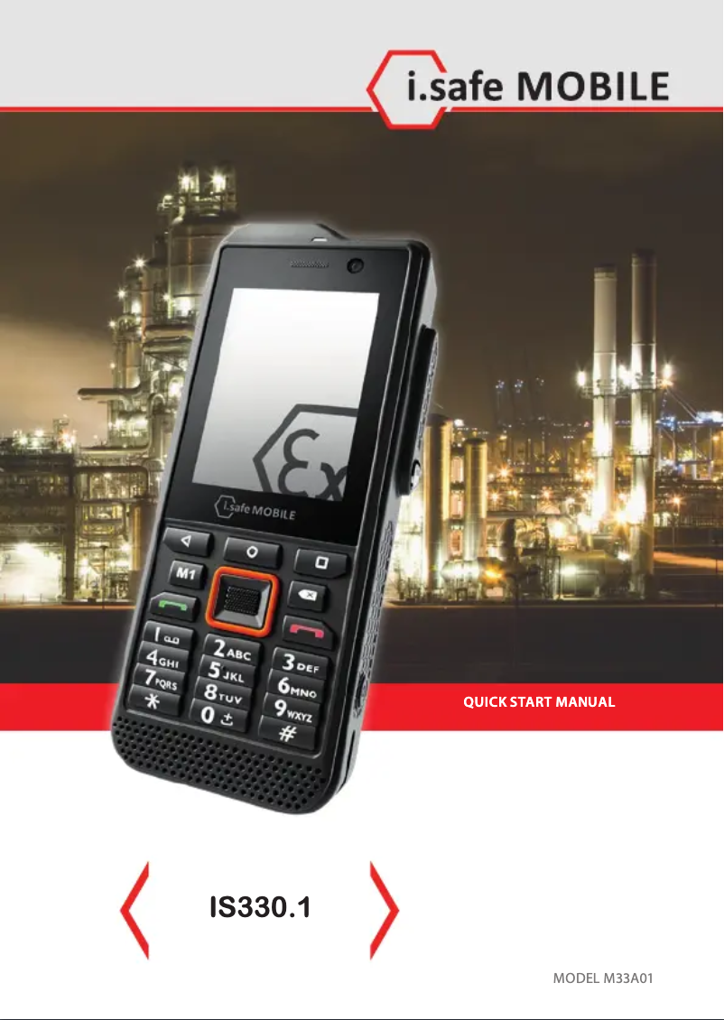 Imagen de la primera página del manual del dispositivo IS330.1