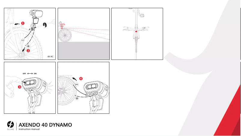 Página nº 1 - Manual de usuario Spanninga Axendo 40