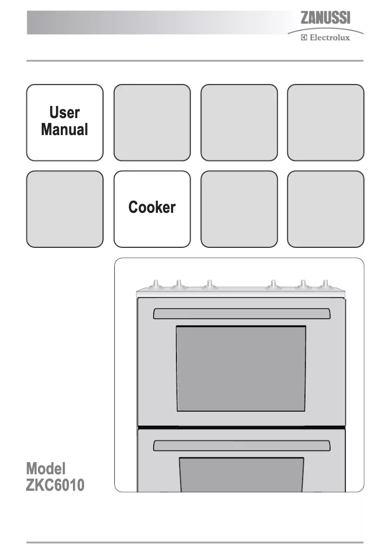 Página nº 1 - Manual de usuario Zanussi-Electrolux ZKC6010W