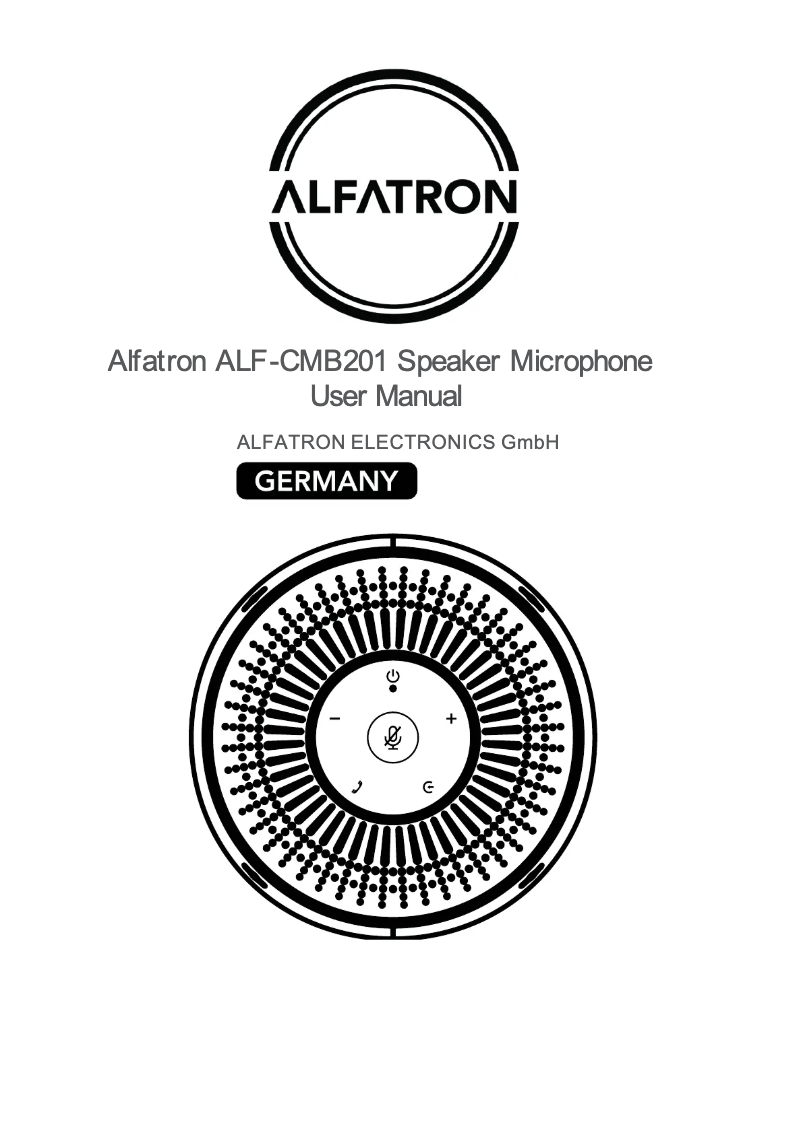 Página 1 del manual Manual de usuario Alfatron ALF-CMB201
