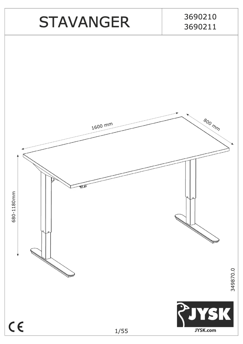 Imagen de la primera página del manual del dispositivo Stavanger