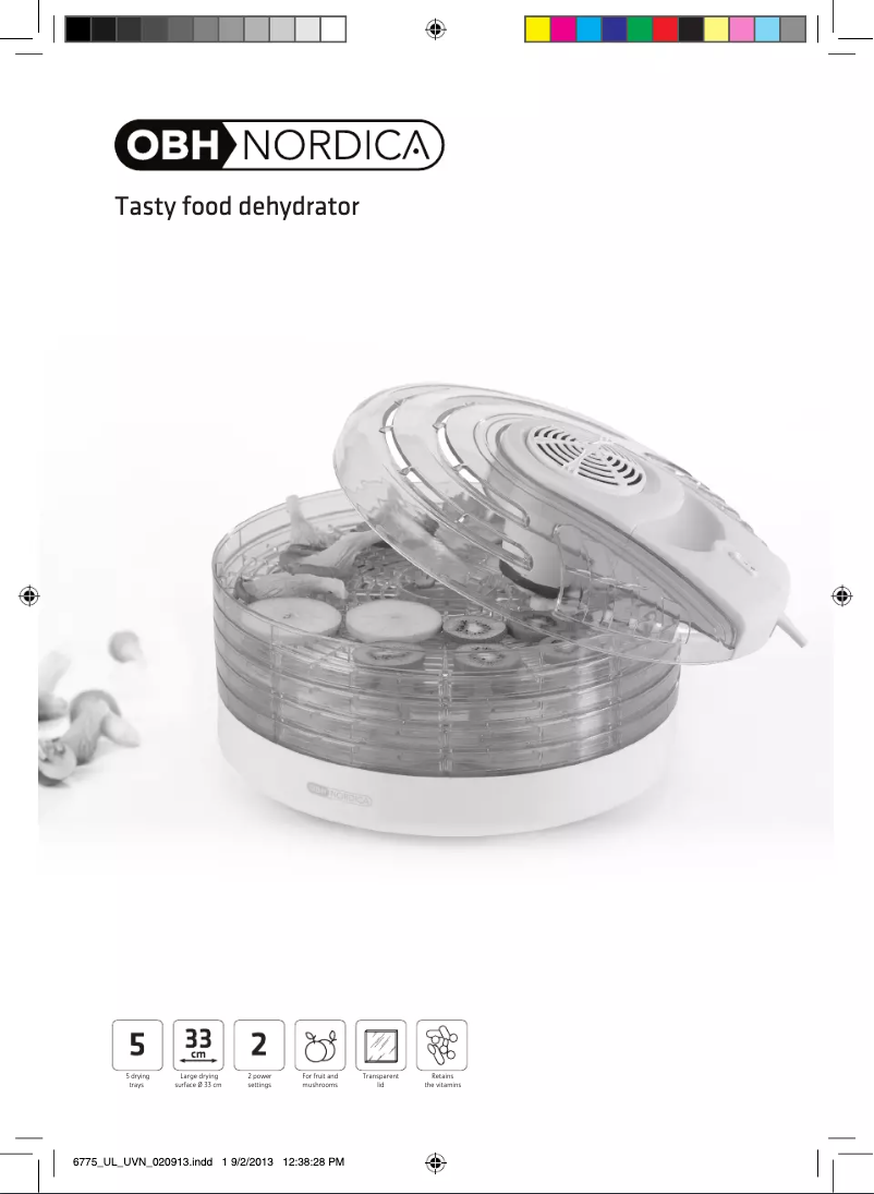 Página 1 del manual Manual de usuario OBH Nordica Tasty