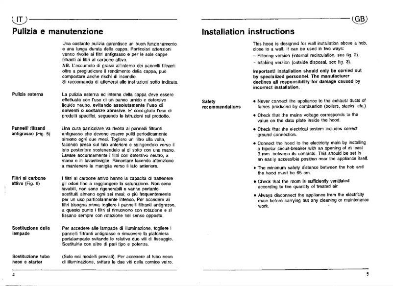 Página 1 del manual Manual de usuario Smeg KSE9800XL