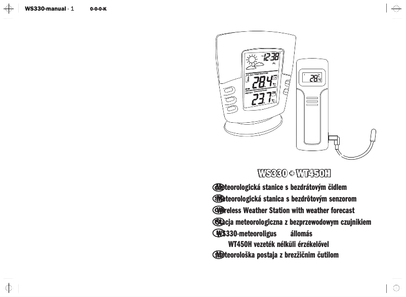 Página 1 del manual Manual de usuario Emos WS330