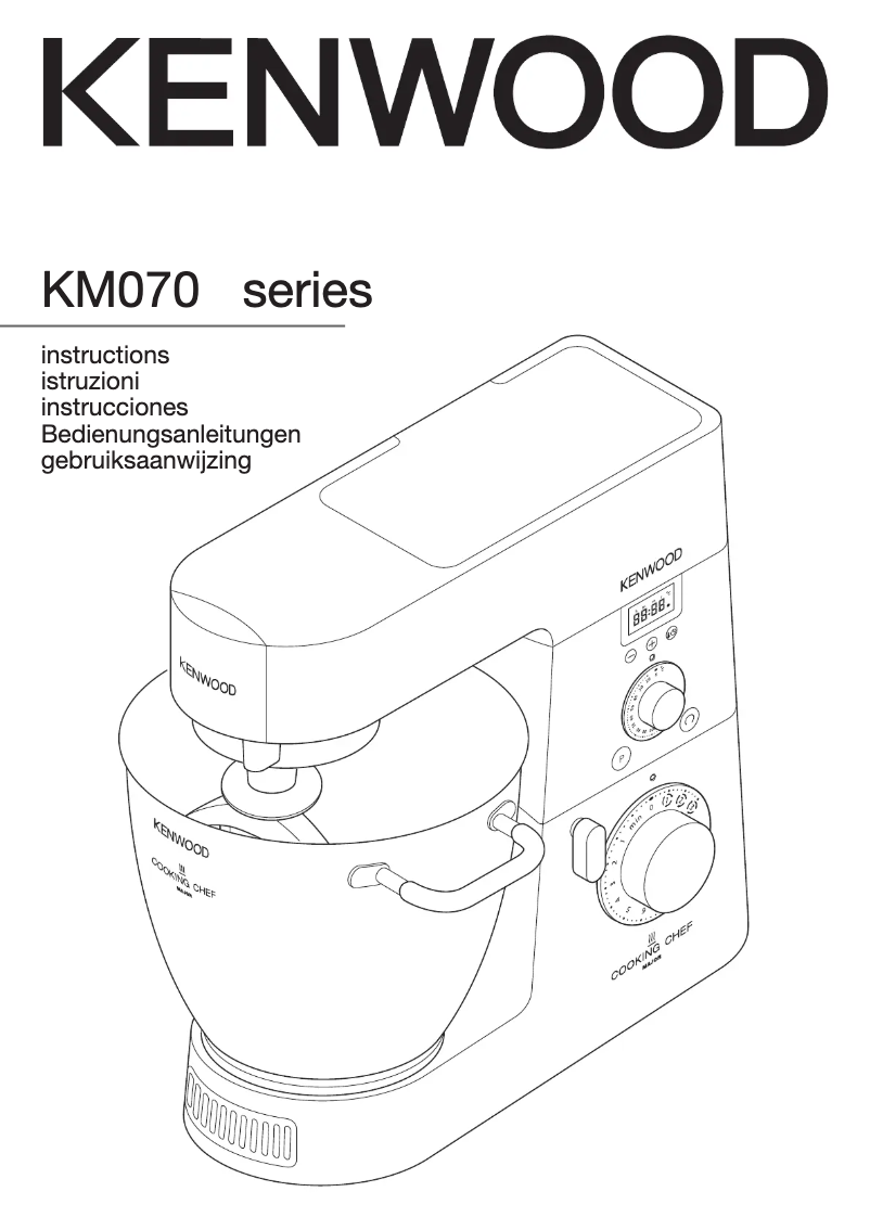 Imagen de la primera página del manual del dispositivo Cooking Chef KM069