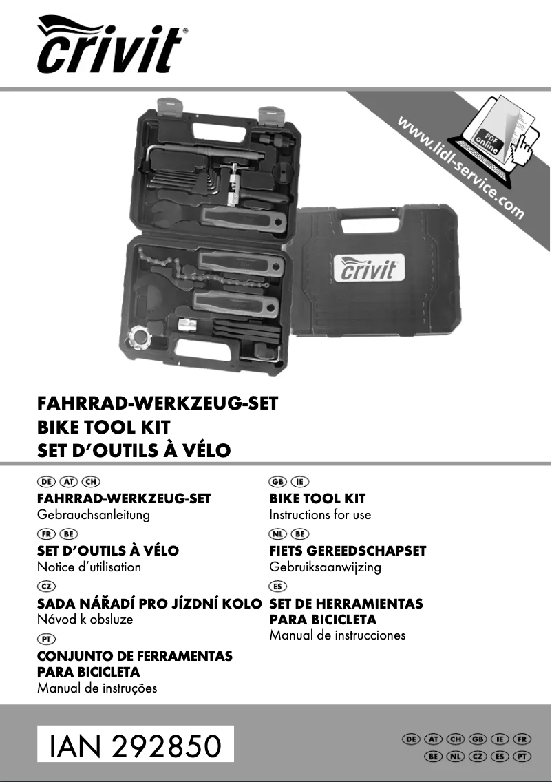 Imagen de la primera página del manual del dispositivo IAN 292850