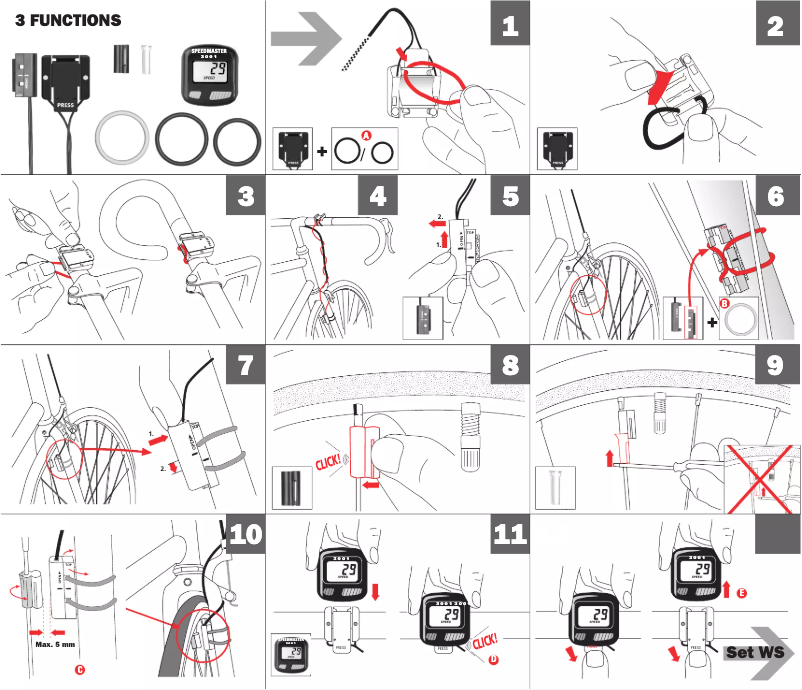 Página 1 del manual Manual de usuario Sigma Speedmaster 3001