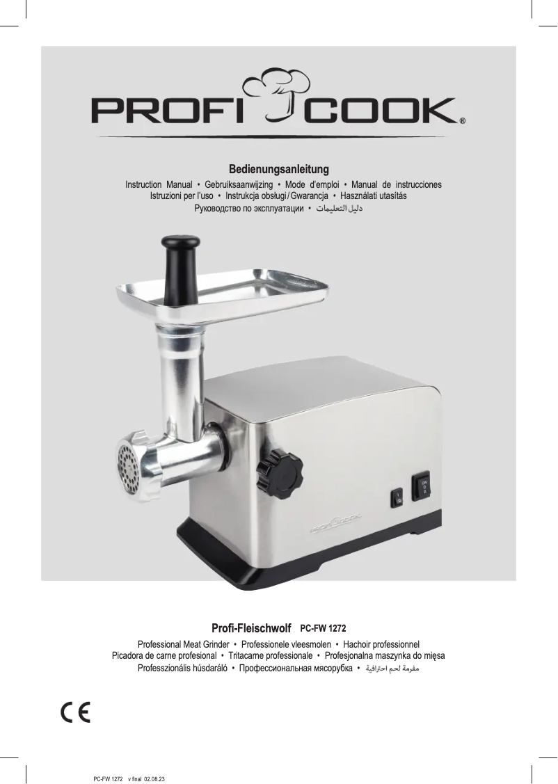 Página 1 del manual Manual de usuario ProfiCook PC-FW 1272